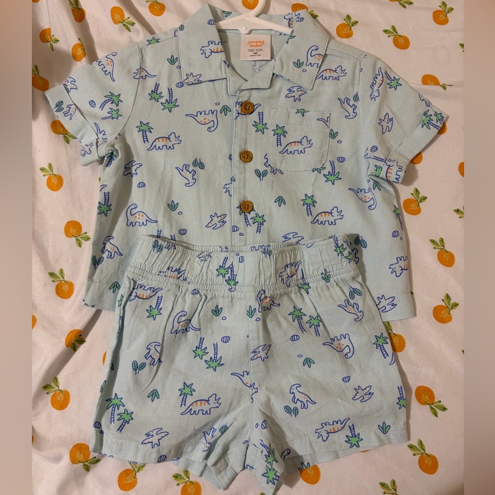 Jumping Beans Dinosaur Print Set